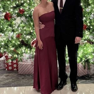 Lulu's Rich Burgundy Dress